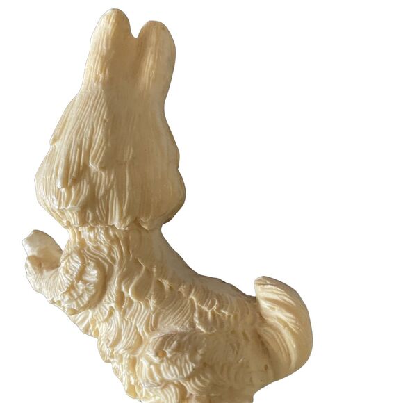 Sculptor A. Santini Bunny Rabbit 4" Ivory White Made In Italy Classic Figure VTG - Picture 2 of 12